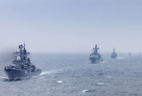 Russia holding large-scale military exercises in Caspian Sea